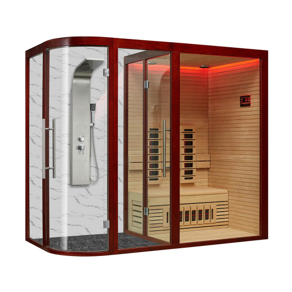 Инфракрасная сауна Mexda WS-1811 красный кедр 2400*1200*2100